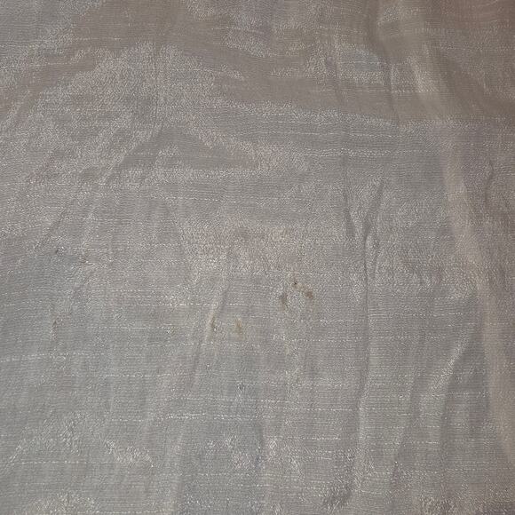 Trixxi white strapless maxi dress ruffled chest detail, removable belt sz L - Picture 5 of 6